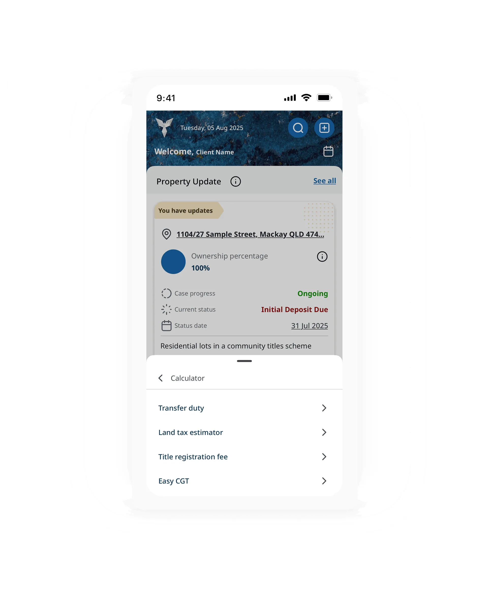 Buyer/Seller Additional Features Placeholder